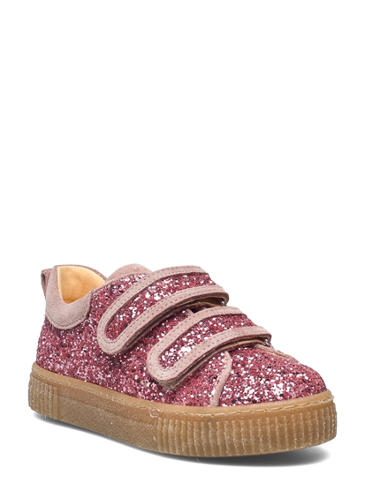 Shoes - Flat - With Velcro Matalavartiset Sneakerit Tennarit Vaaleanpunainen ANGULUS