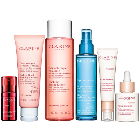 Pennys Skincare Routine, Clarins Ihonhoitopakkaukset