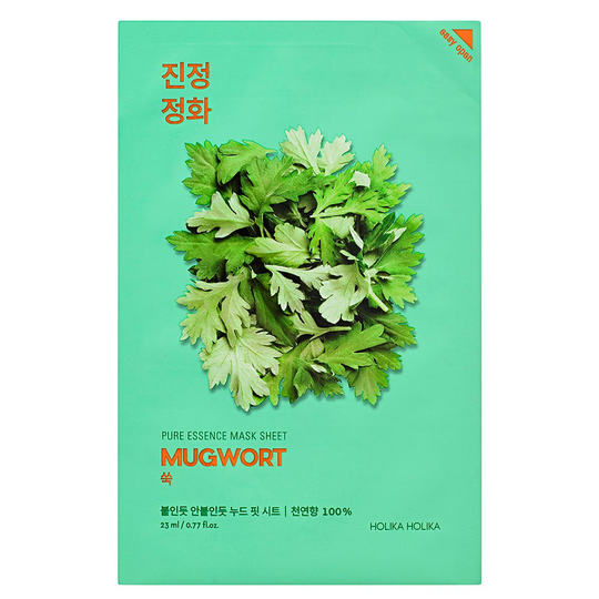 Pure Essence Mask Sheet - Mugwort (5 pcs), Holika Holika Kasvonaamiot