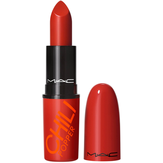 MAC Cosmetics Lustreglass Lipstick Chili Popper
