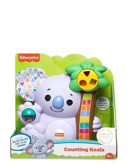 Lk Counting Koala - Da Toys Baby Toys Educational Toys Activity Toys Monivärinen/Kuvioitu Fisher-Price