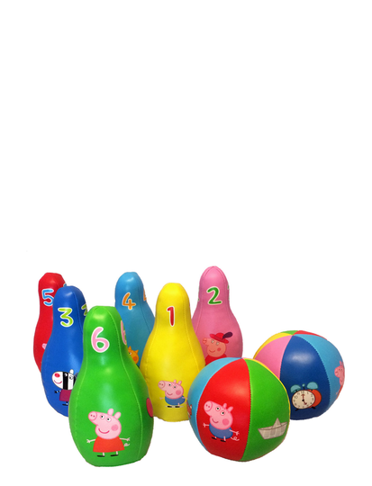 Peppa Pig - Soft Bowling Set Toys Puzzles And Games Games Active Games Monivärinen/Kuvioitu Gurli Gris