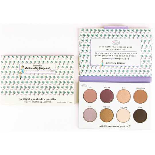 the Balm Sustainably Gorgeous Twilight Eyeshadow Palette 8-well E