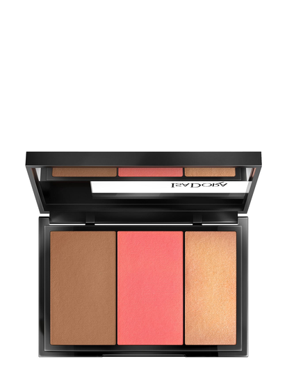 Face Sculptor 3-In-1 Palette Korostus Varjostus Contouring Meikki IsaDora