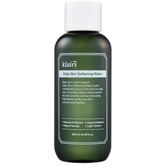 Klairs Daily Skin Softening Water, 500 ml Klairs Kasvovedet