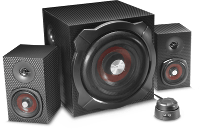 Speedlink - GRAVITY CARBON 2.1 subwoofer-järjestelmä, musta