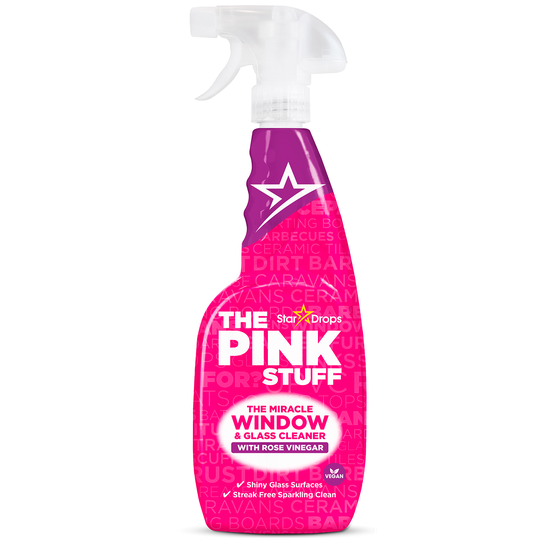 The Pink Stuff The Miracle Window & Glass Cleaner with Rose Vineg