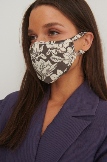 NA-KD Accessories 2-Pack Fitted Blossom Print Mask - Multicolor
