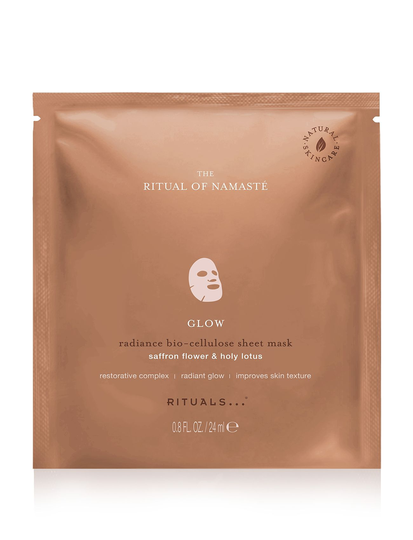 The Ritual Of Namaste Glow Radiance Sheet Mask Beauty WOMEN Skin Care Face Face Masks Sheet Mask Nude Rituals