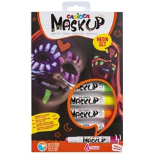 Mask up kasvovärit, Neon 6-pack