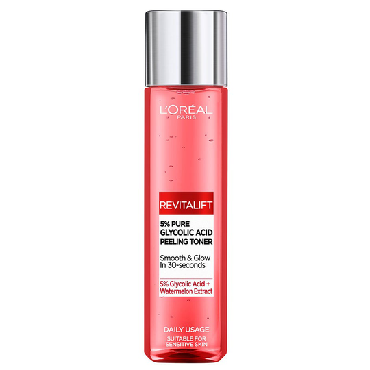 Peeling Toner 5% Pure Glycolic Acid, 180 ml L'Oréal Paris Kasvovedet