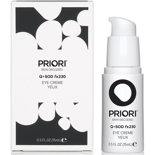 PRIORI Adaptive Superceutical Formulas Q+SOD fx230 Eye Crème 15 m