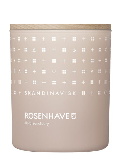 Rosenhave Scented Candle With Lid 200G Tuoksukynttilä Nude Skandinavisk