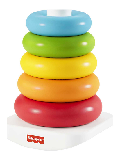 Fisher-Price® Rock-A-Stack® Toys Baby Toys Educational Toys Activity Toys Monivärinen/Kuvioitu Fisher-Price