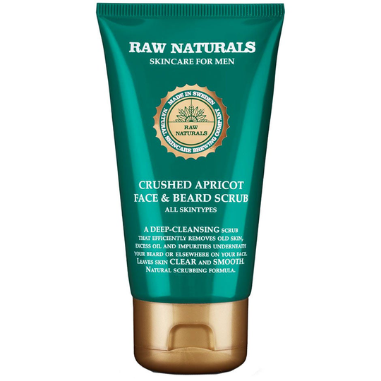 Crushed Apricot Face & Beard Scrub, 75 ml Recipe for men Kasvojenhoitotuotteet miehille