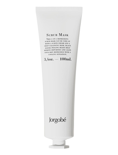 Refreshing Scrub Mask Kasvonaamio Ihonhoito Valkoinen Jorgobé