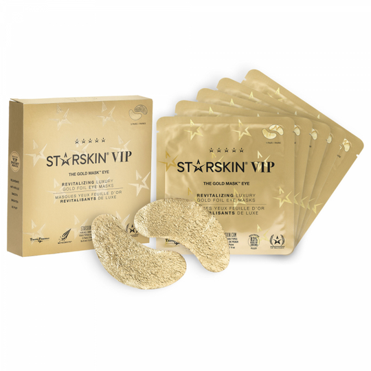 Starskin Vip The Gold Mask Eye Revitalizing Luxury Gold Foil Eye Mask (5pcs)