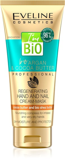 Eveline Organic Argan&Cocoa Butter Regenerating Hand&Nail Cream-Mask 100ml