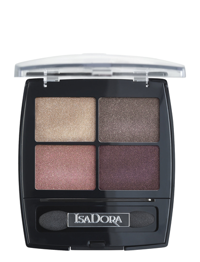Eye Shadow Quartet Metropolitan Beauty WOMEN Makeup Eyes Eyeshadow Palettes Monivärinen/Kuvioitu IsaDora