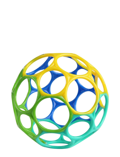 Oball Classic Bold - Blå/Grøn Toys Baby Toys Educational Toys Activity Toys Monivärinen/Kuvioitu Oball