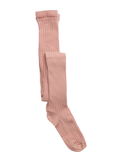Cotton Rib Tights Socks & Tights Tights Vaaleanpunainen Mp Denmark