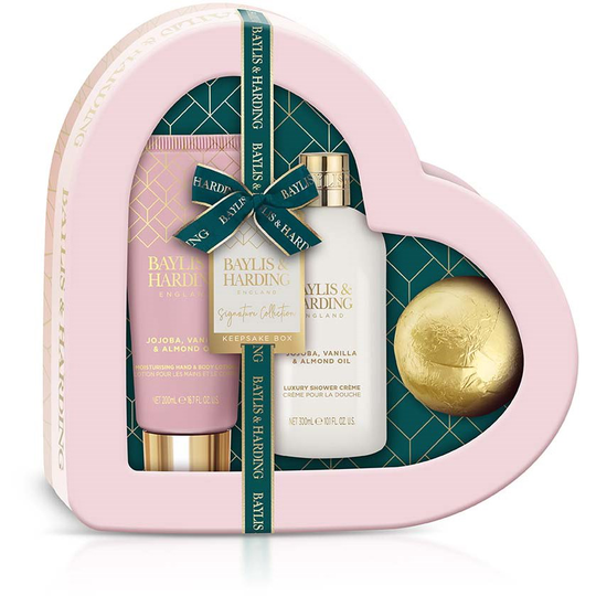 Baylis & Harding Jojoba, Vanilla & Almond Oil Heart Gift Set 640
