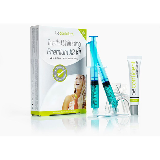 Tandblekning Premium X3 Kit, Beconfident Hampaiden valkaisu