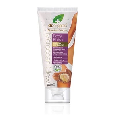 Dr. Organic, Moroccan Glow Body Polish, 200 ml.
