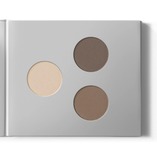 Miild Natural Mineral Eyeshadow & Eyebrow Kit 02 Dark Stone