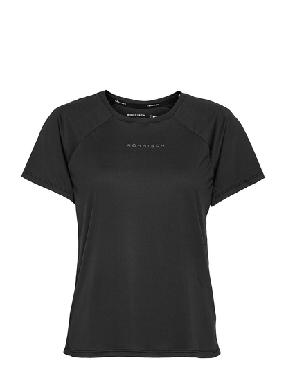 Active Logo Tee T-shirts & Tops Short-sleeved Musta Röhnisch