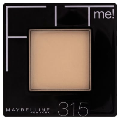 Maybelline Fit Me Pressed Powder Set + Smooth 9g Soft Honey nr.315 Normaali kuivaan saakka
