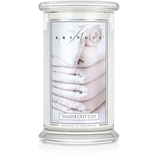 Kringle Candle Warm Cotton 2 Wick Large Jar 100 h