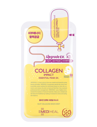 Mediheal Collagen Impact Essential Mask Beauty WOMEN Skin Care Face Face Masks Sheet Mask Nude Mediheal