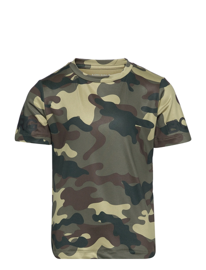 Borg T-Shirt T-shirts Sports Tops Monivärinen/Kuvioitu Björn Borg
