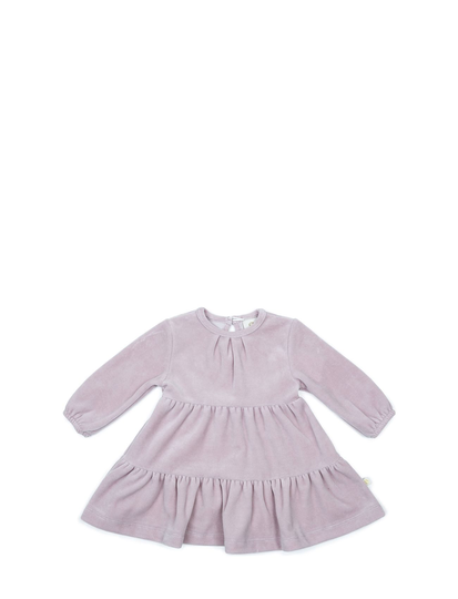 Dress Velour, Powder Dresses & Skirts Dresses Partydresses Vaaleanpunainen Smallstuff