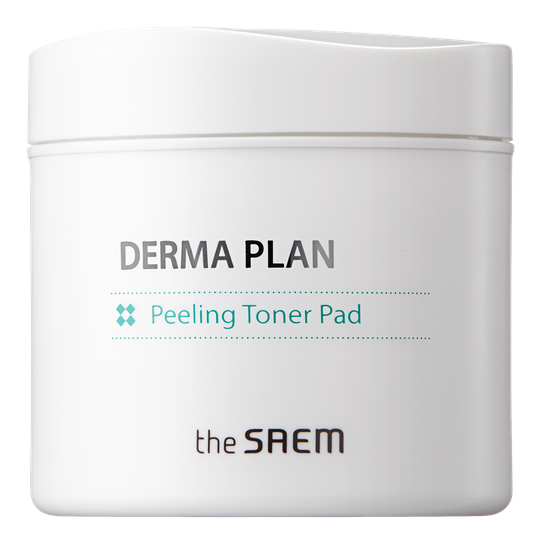 The Saem Derma Plan Peeling Toner Pad Parches con Tónico 130 ml