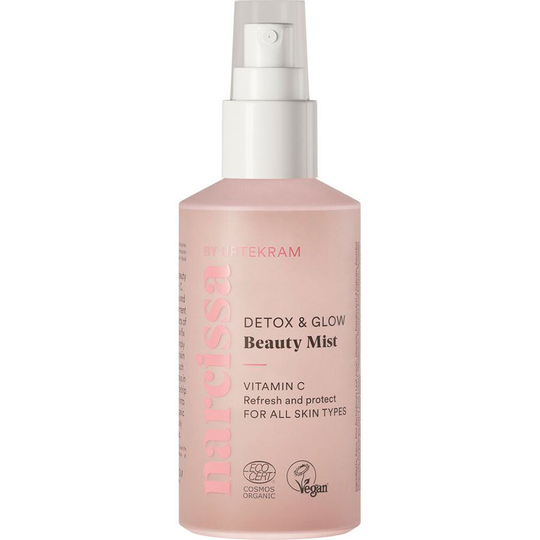 Narcissa Detox Glow Mist, 90 ml Urtekram Kiinnityssuihke