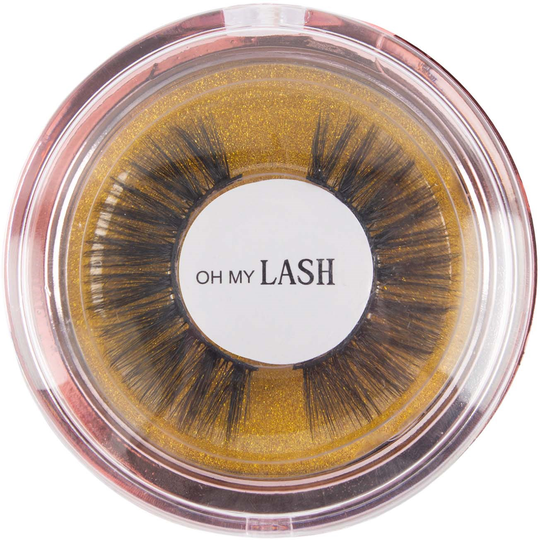 Oh My Lash Faux Mink Strip Lashes Fierce (Plastic Re-Useable Case