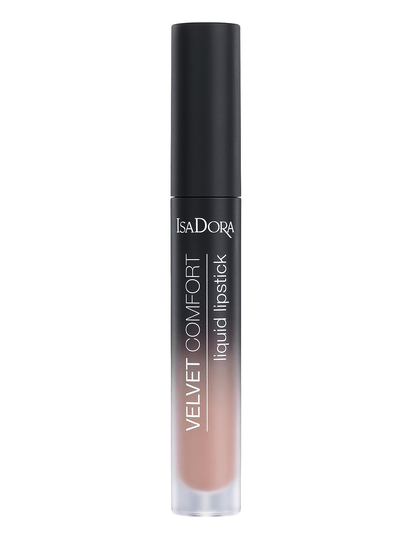 Velvet Comfort Liquid Lipstick Nude Blush Huulikiilto Meikki IsaDora