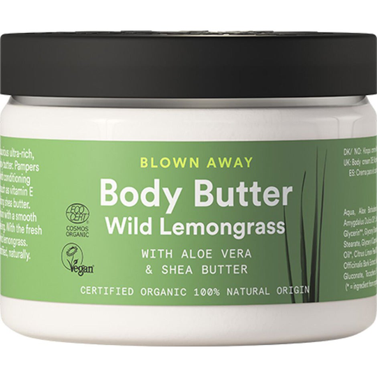 Wild Lemongrass Body Butter, 150 ml Urtekram Vartalovoit