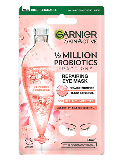 1/2 Million Probiotics Fractions Repairing Eye Mask Beauty WOMEN Skin Care Face Eye Patches Nude Garnier