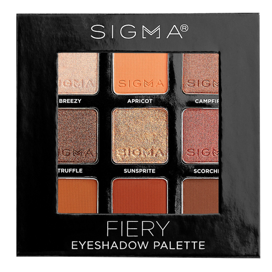 Sigma Beauty Eyeshadow Palette Fiery