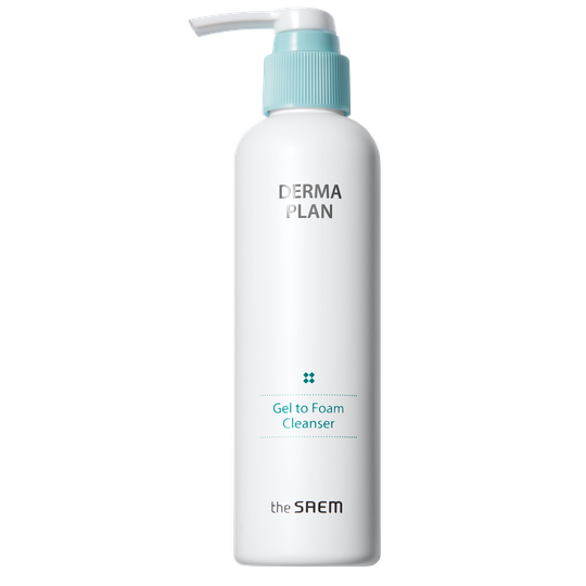 The Saem Derma Plan Gel To Foam Cleanser Espuma Limpiadora 180 ml