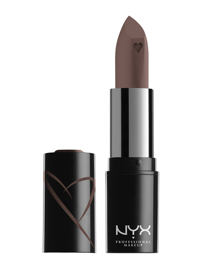 Shout Liquid Satin Lipstick Huulipuna Meikki Harmaa NYX PROFESSIONAL MAKEUP