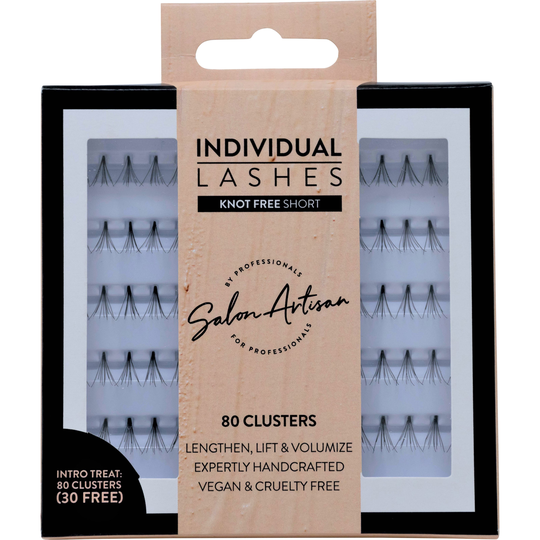 Salon Artisan Individuals 80 Cluster Individual Lash (Knot Free)