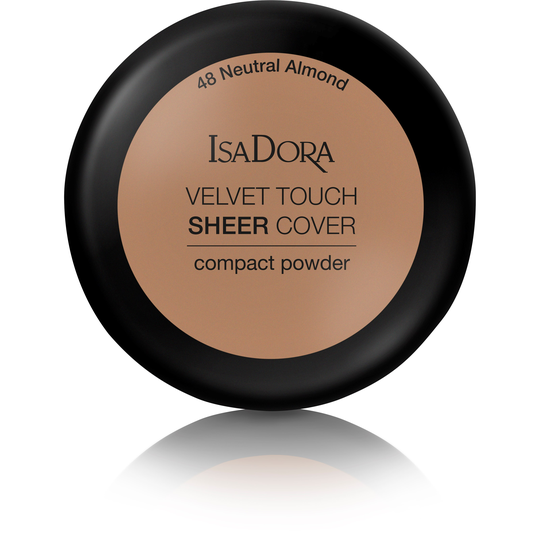 IsaDora Velvet Touch Sheer Cover Compact Powder 48 Neutral Almon