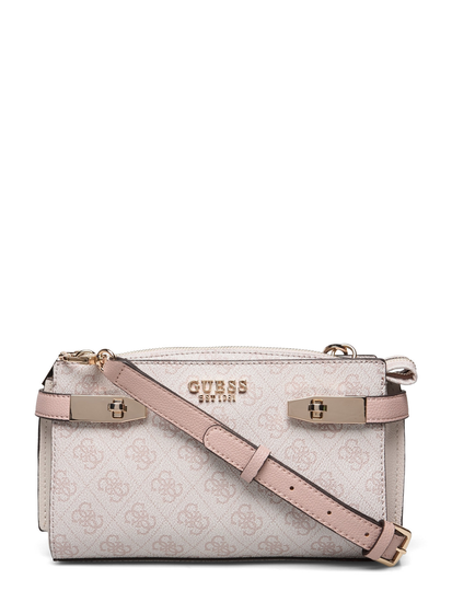 Zadie Logo Elite Xbody Top Zip Bags Crossbody Bags Vaaleanpunainen GUESS