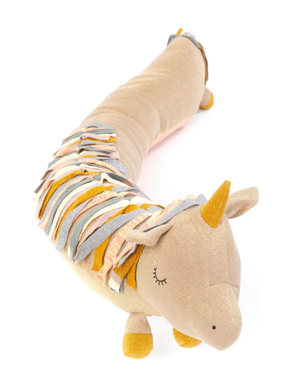 Bed Animal Unicorn, Powder/ Gold Home Kids Decor Stuffed Animals Beige Smallstuff