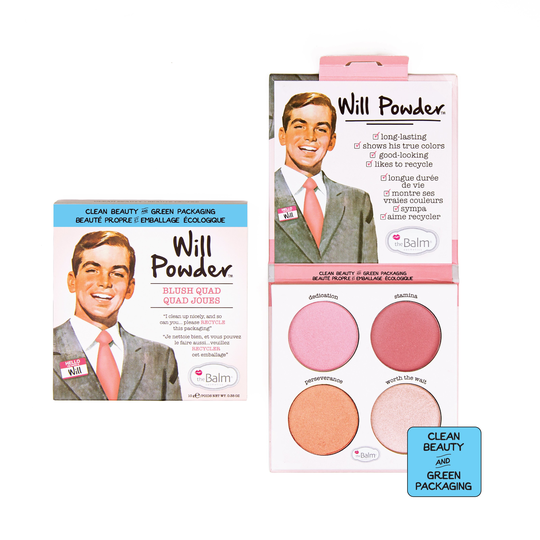 the Balm Will Powder Blush Quad