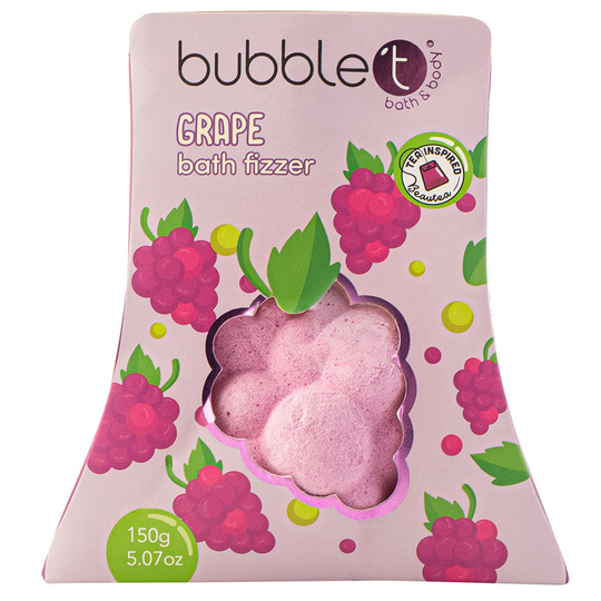 Fruitea Grape Bath Fizzer, 150 g BubbleT Kylpyvaahto & Kylpysuola